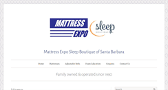 Desktop Screenshot of mattressexpo.com